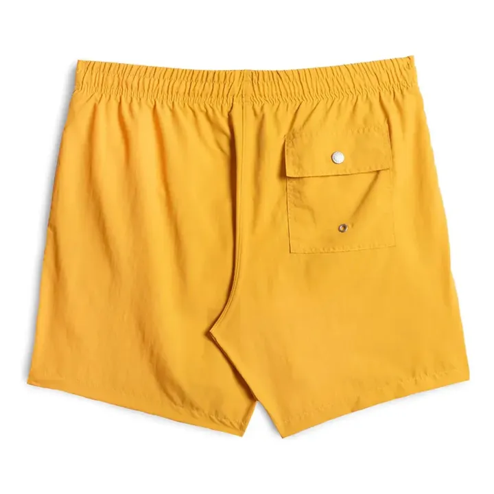 Bather Short de Bain Solid Fibres Recyclées | Jaune tournesol