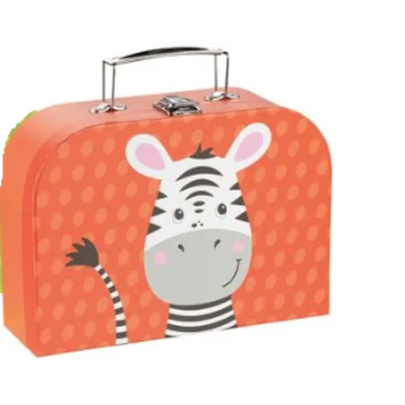 goki Koffer Giraffe oder Zebra, 2-fach sortiert