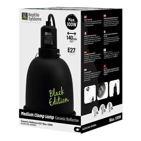 Clamp Lamp Black Edition Medium