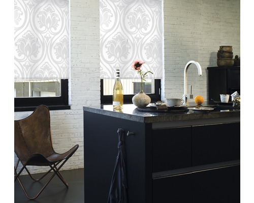 Soluna daglichtrolgordijn D2, ornament crème, 60x190 cm