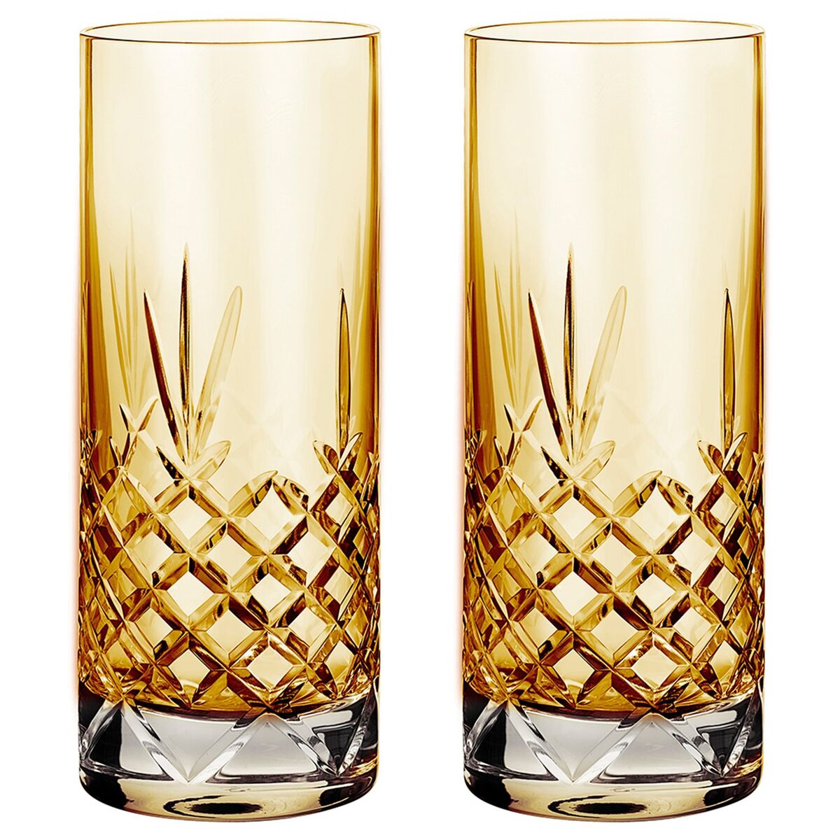 Crispy Highball Glass 2 stk, Citrine
