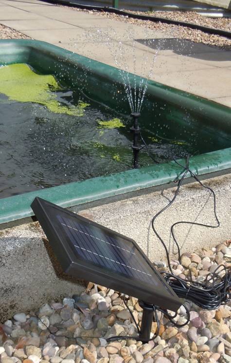 Hozelock fonteinpomp Cascade solar 300 l/h
