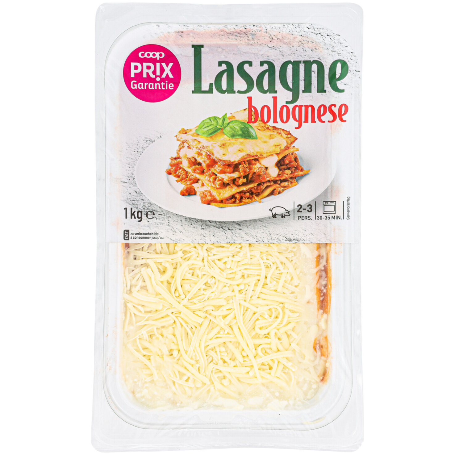 Prix Garantie Lasagne Bolognese Schweinefleisch