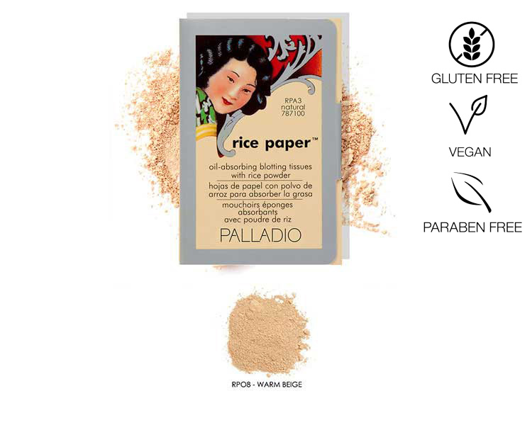 Palladio - Rice Paper - Puderpapier Warm Beige