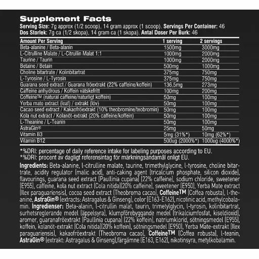 Swedish Supplements Crazy 8