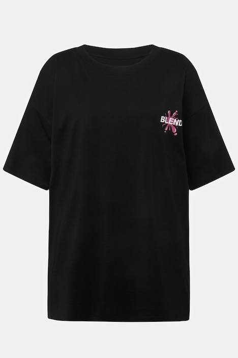 T-Shirt, oversized, Rückenprint, Rundhals, Halbarm, Unisex