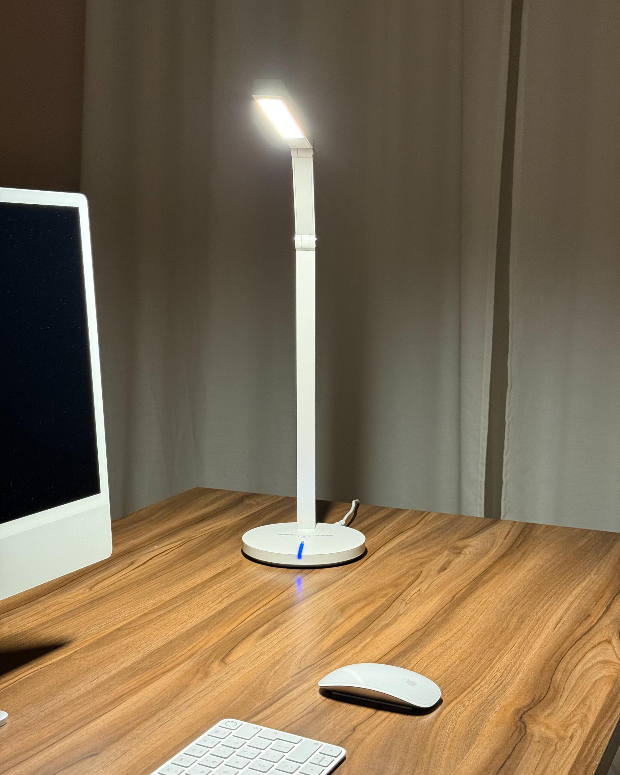 LED bureaulamp DORADO met dimmer Metaal Wit