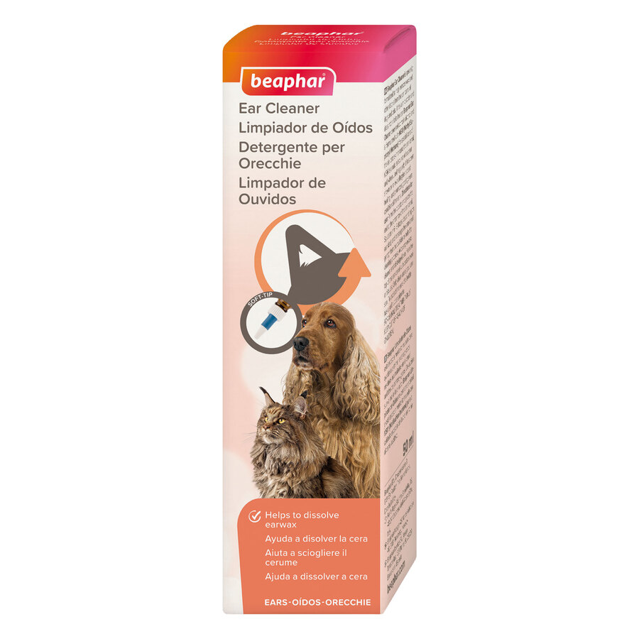 Limpador de ouvidos Beaphar para cães e gatos