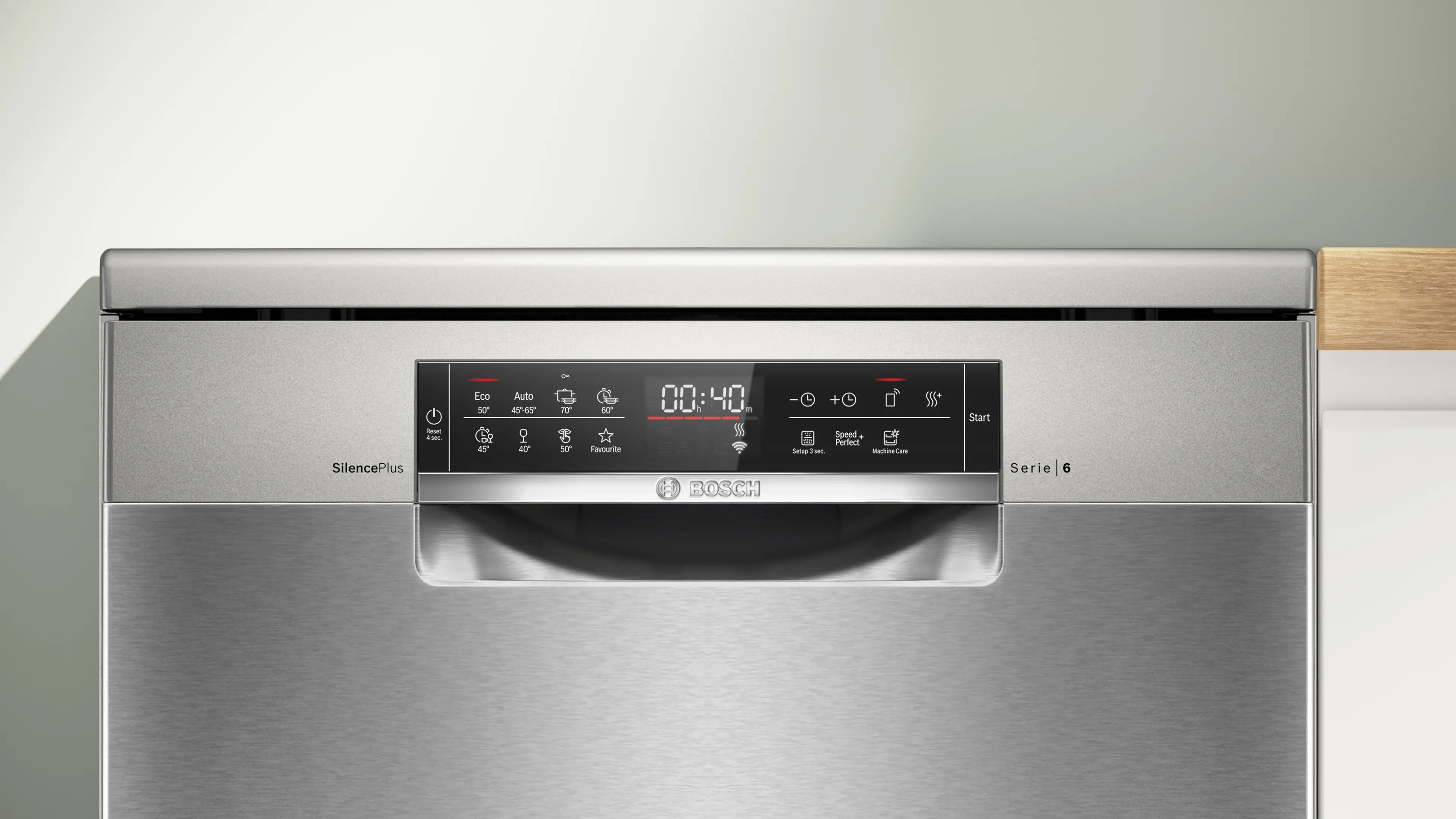 Serie 6 Vrijstaande vaatwasser 60 cm Geborsteld staal anti-fingerprint