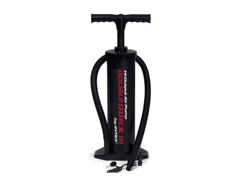 Intex Handpumpe Double Quick III Schwarz Handpumpe