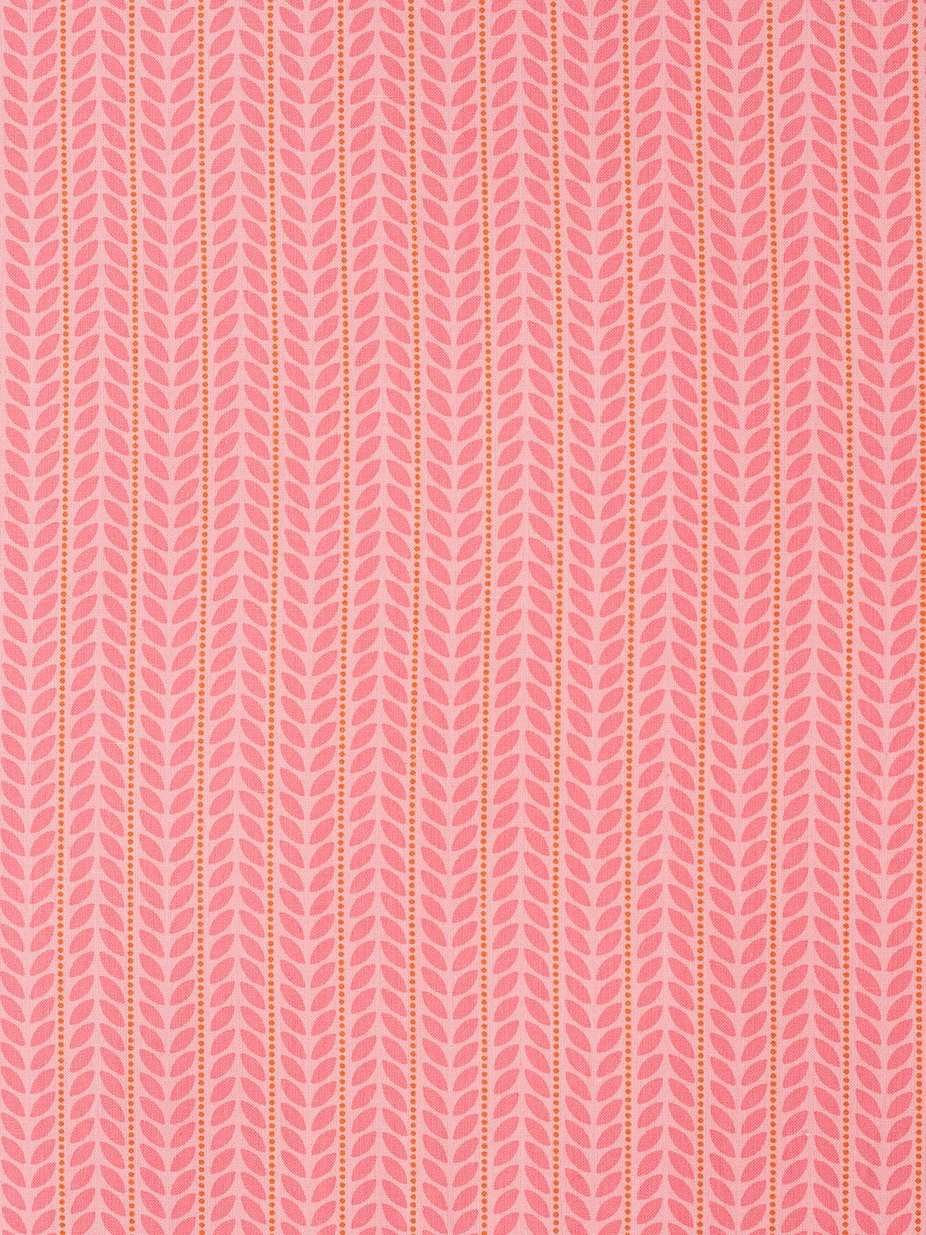 Lençol de elástico infantil Eden India, tamanho médio, estampa rosa.