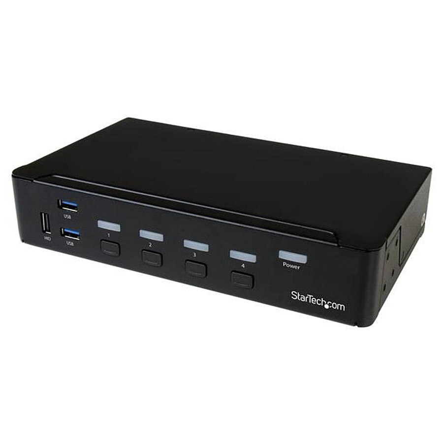 StarTech.com Commutateur KVM HDMI USB 4 ports avec audio