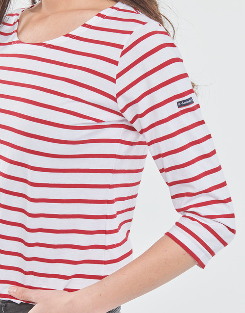 Armor Lux - MARINIERE ARMOR - Blanc / Rouge