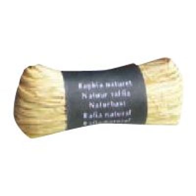 Maildor - Pelote de raphia naturel - ruban d'emballage 50 g - naturel