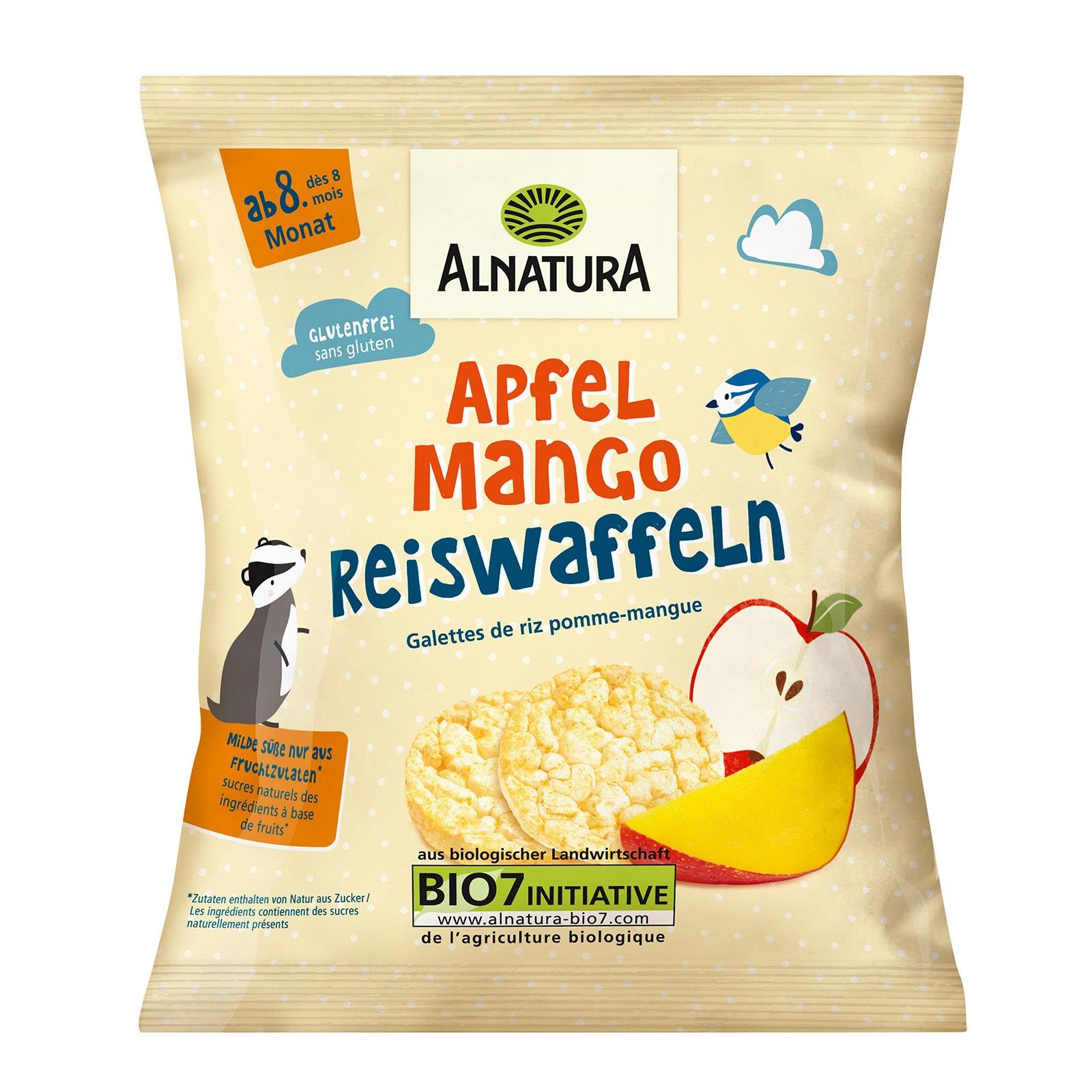 Alnatura Mini Reiswaffeln Apfel & Mango