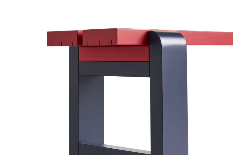 Hay Weekday eetbank duo 111 winre red/steel blue