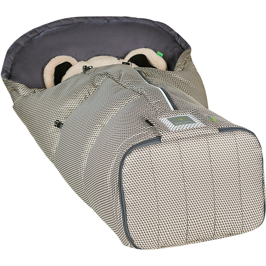 odenwälder Fußsack Mucki® L-cs sand grey