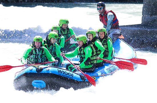 Raftingwochenende in Haiming auf dem Inn als besonderes Geschenk