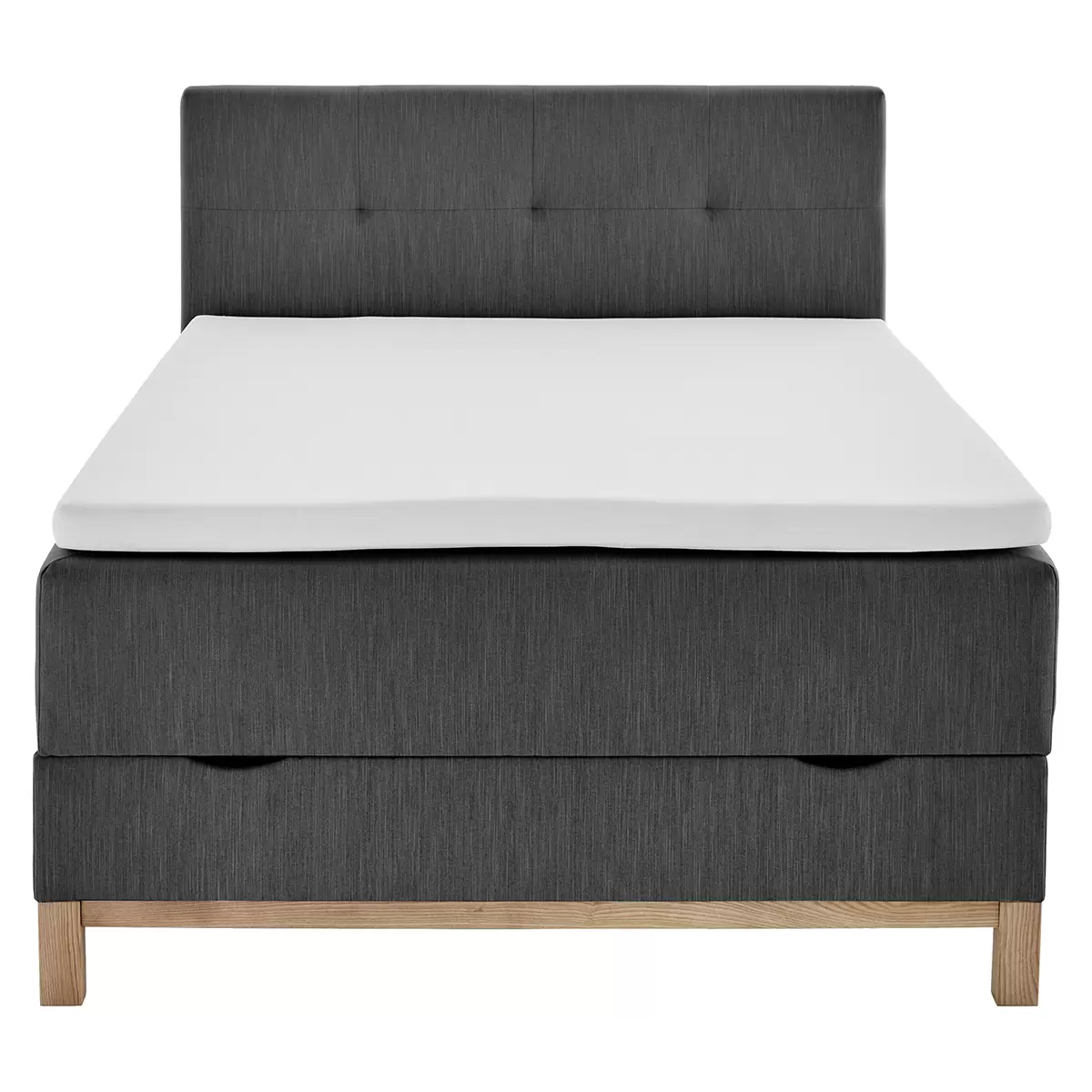 Boxspringbett CATANIA 140x200 Anthrazit