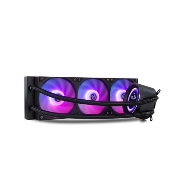 Nox Hummer X-360 Liquid Cooling 360 LCD Black - NXHUMMERX360LCDBK