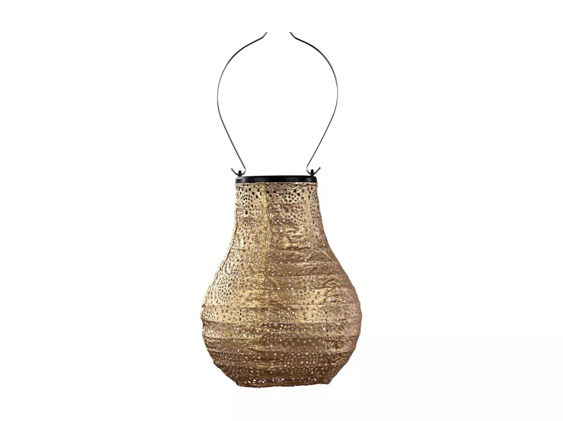 Lanterne solaire Bulb 16 cm Occult - Doré