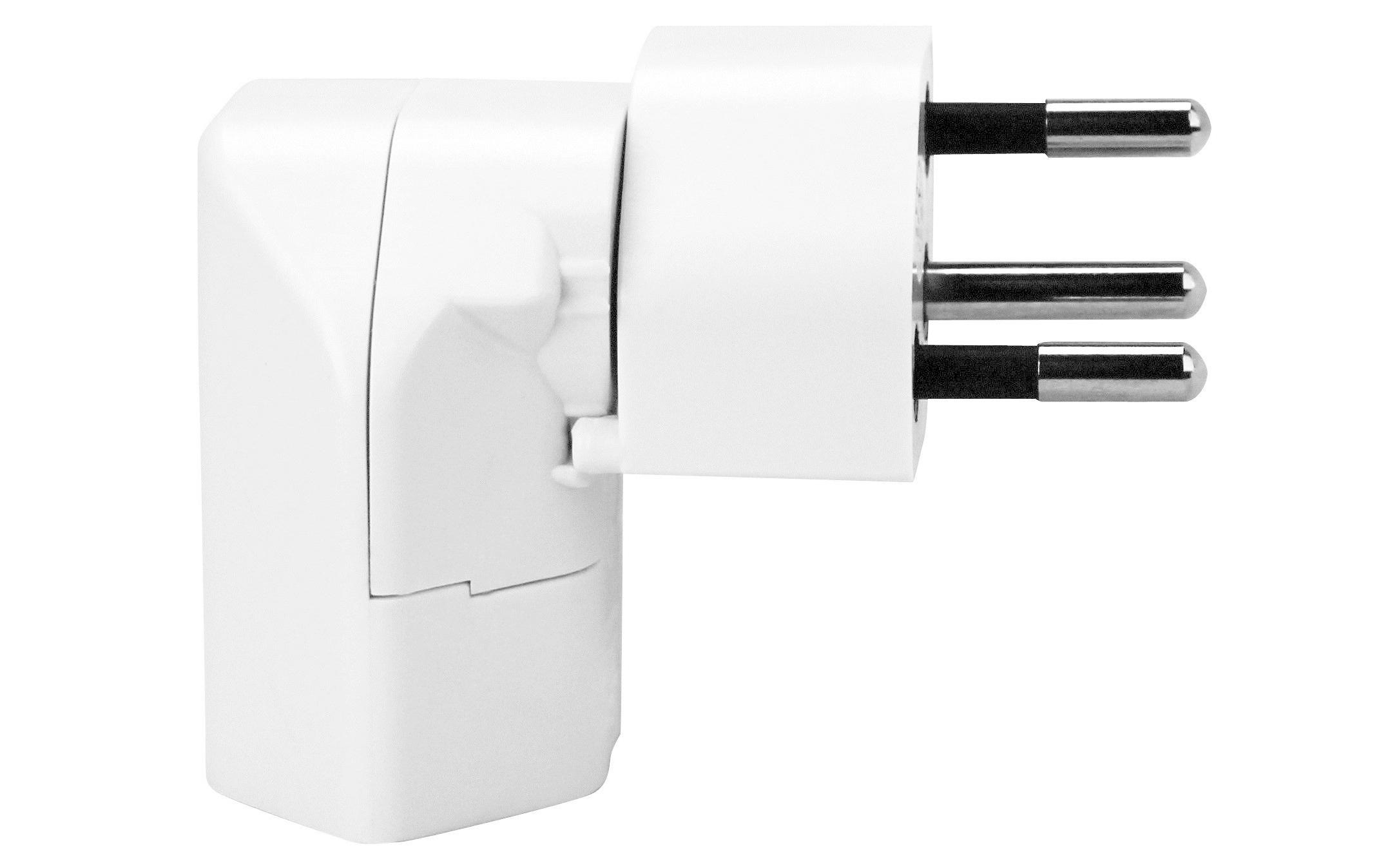 Winkelstecker Peachick Move 1Steckdosen-Winkeladapter