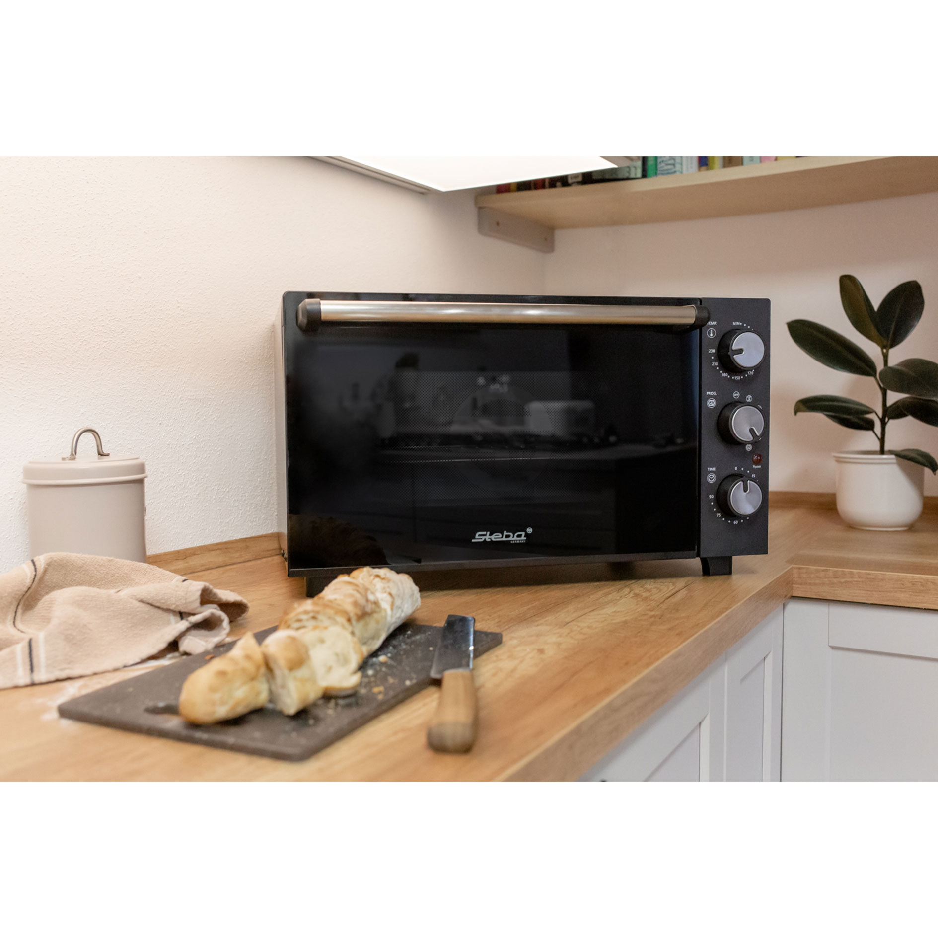 STEBA Grillbackofen KB M30 - schwarz - 30 Liter - 1500 Watt