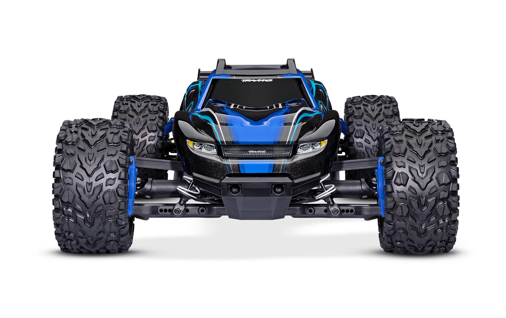 Stadium Truck Rustler 4x4 BL-2s Blau, ARTR, 1:10<br>Robuster 4WD Brushless Stadium Truck