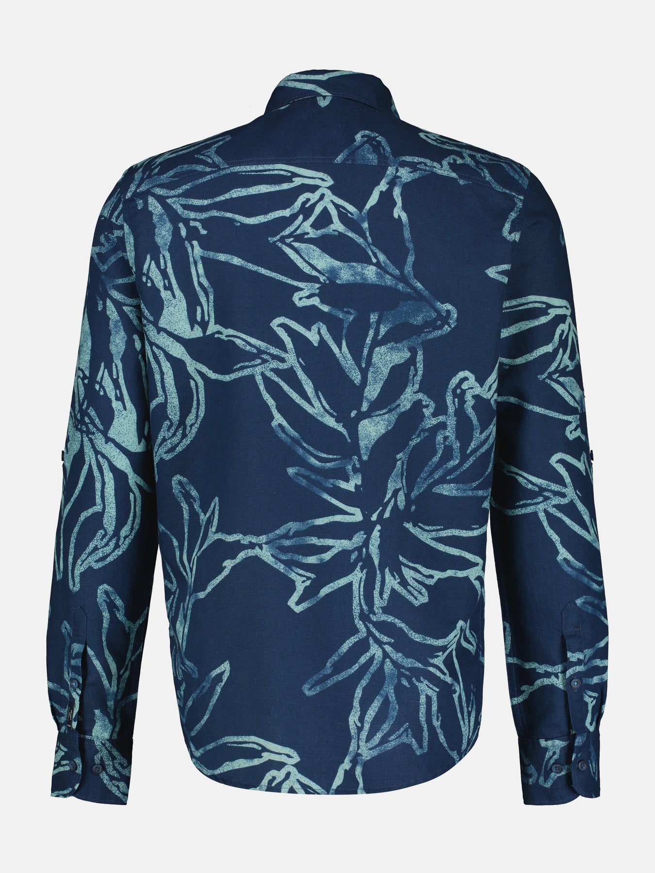 Herren Langarmhemd mit sommerlichem Print