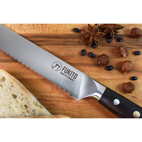 Couteau Fukito Ebene X50 modèle pain 23cm Fukito
