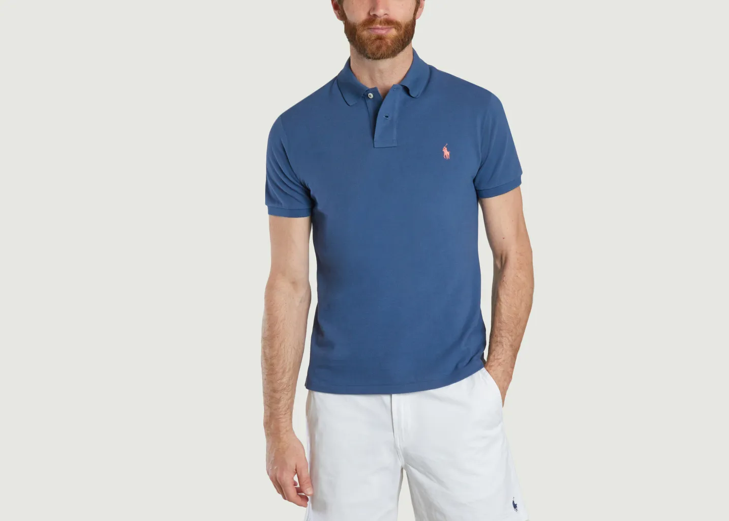 Polo en coton piqué coupe cintrée Polo Ralph Lauren