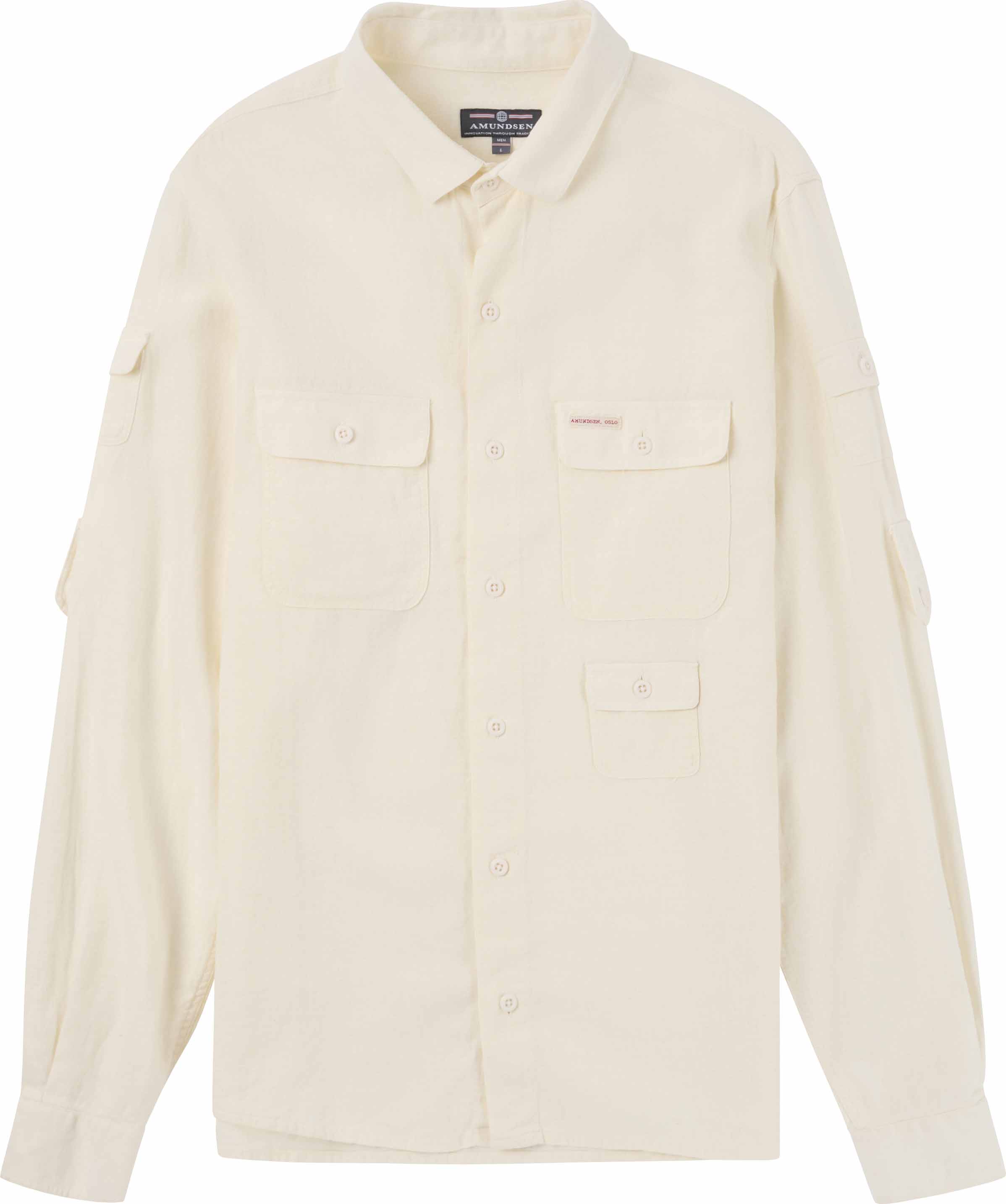 Traveller's Linen Shirt Herre 001/White