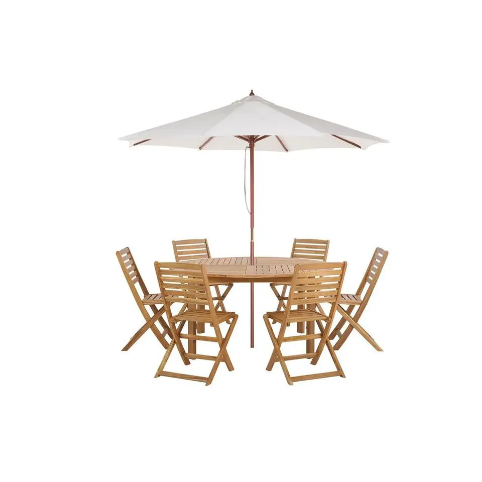 TOLVE - Tuinmeubel set - Lichte houtkleur - Acaciahout