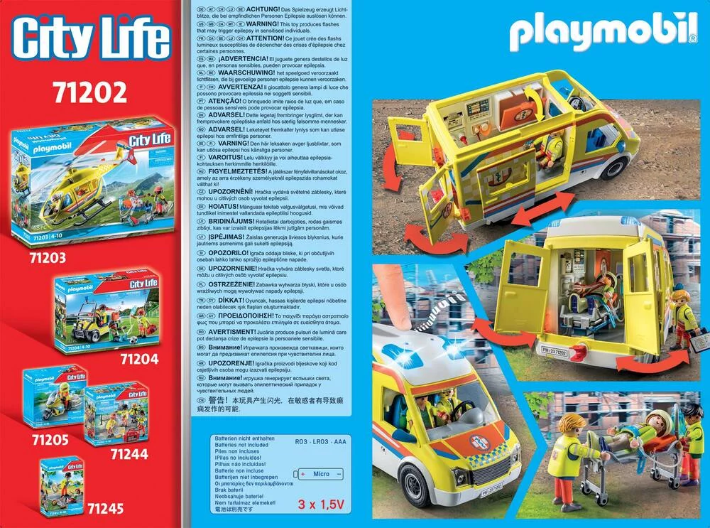 AMBULANCE EFFETS LUMINEUX - 71202
