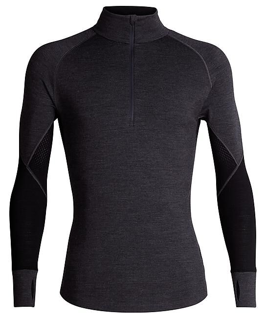 ICEBREAKER - T-SHIRT ML DEMI ZIP 260 ZONE HALF ZIP M
