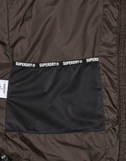 Superdry - HOODED FUJI PADDED JACKET - Marron