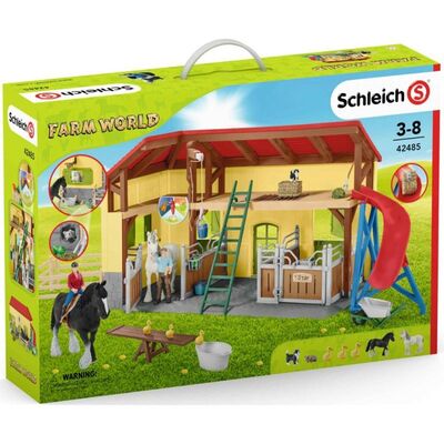 Schleich Farm World Lekesett Hestestall