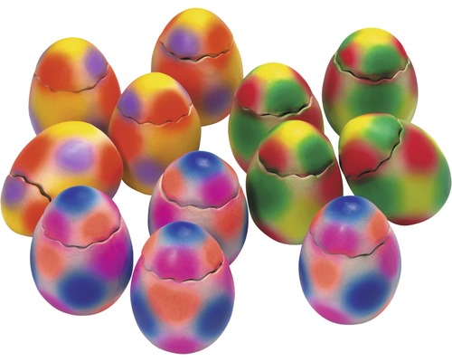 Latex Pop-Up Ei 8 cm, willekeurige kleurselectie