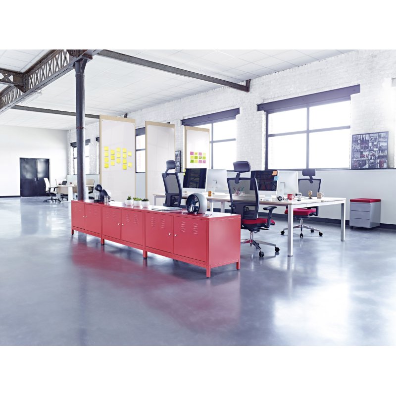 Meuble industrie portes battantes