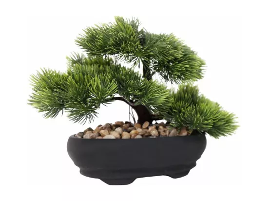 Bonsai artificielle dans pot en terre cuite 17 cm Modèle 1
