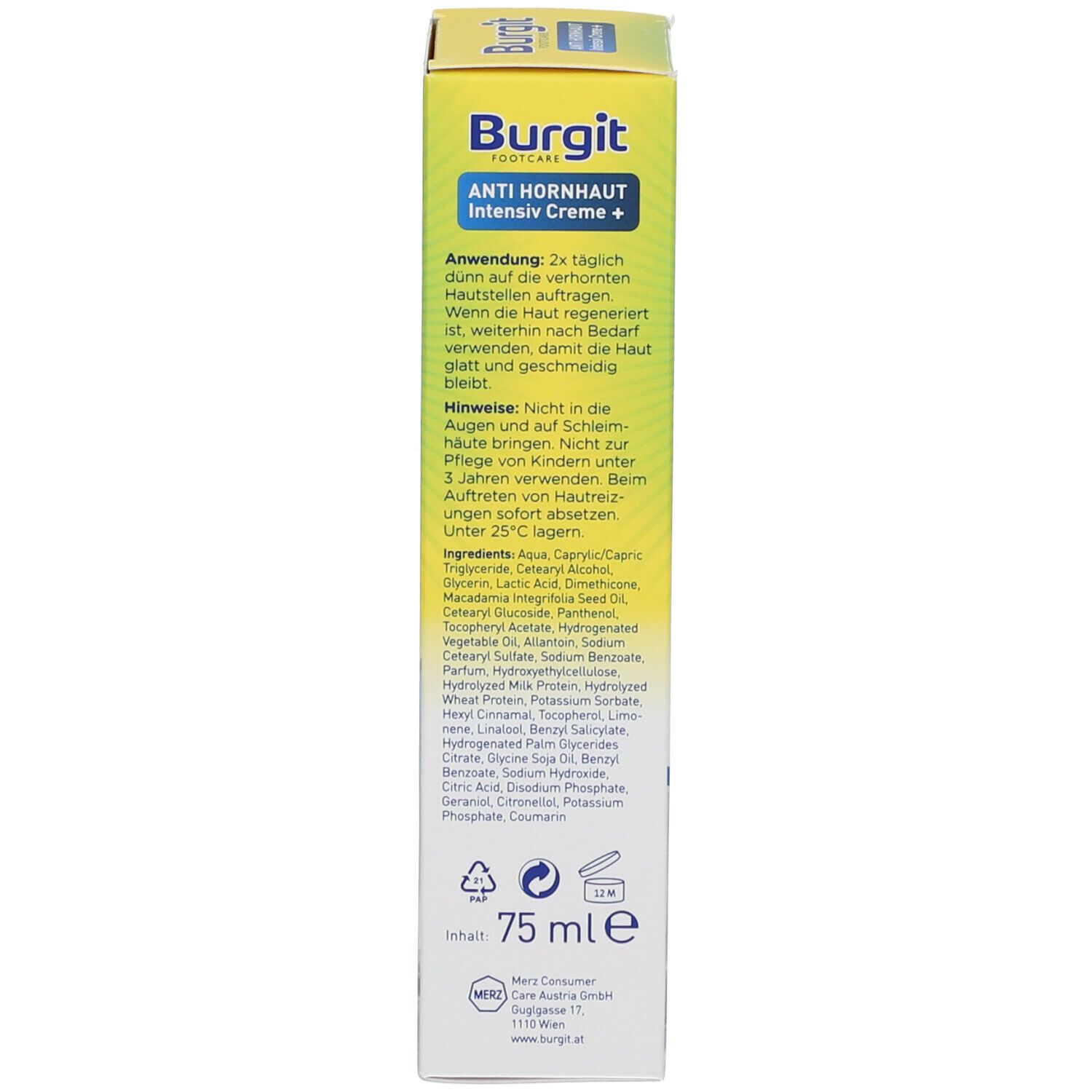 Burgit Anti Hornhaut Intensiv Creme Plus