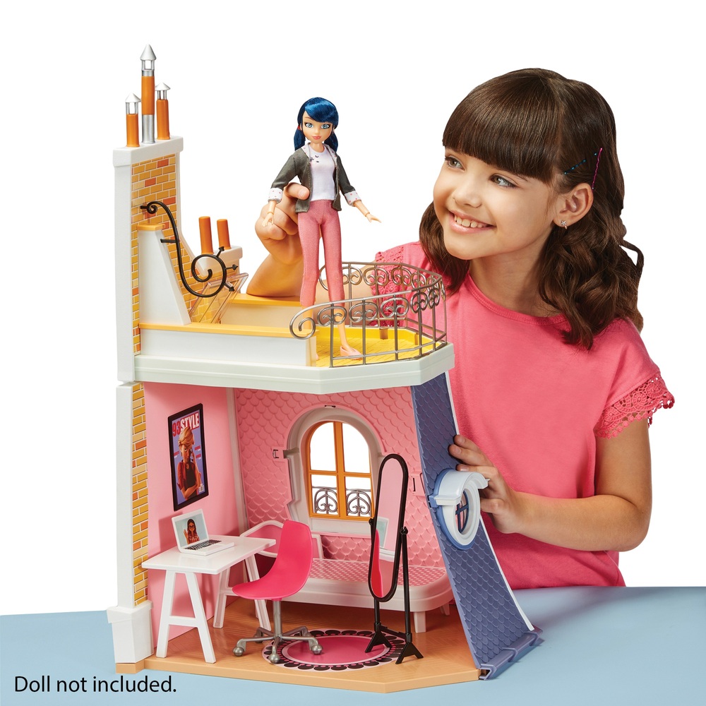 Miraculous Ladybug 2-in-1 Balkon- und Schlafzimmer-Spielset