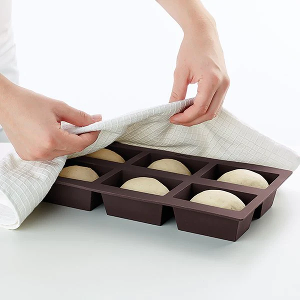 Moule 6 mini pains silicone Lékué