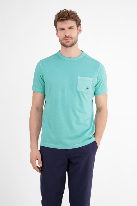 Lerros blauwe heren t-shirt