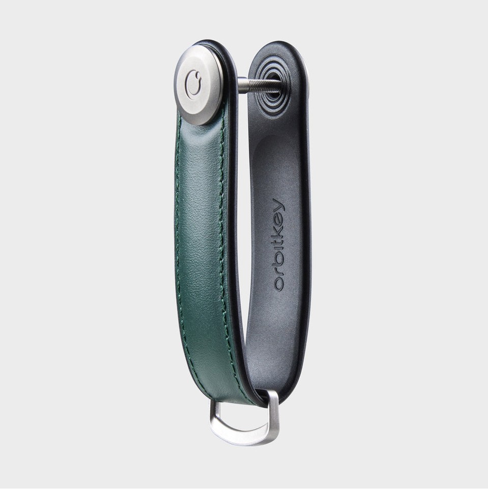 Orbitkey - Hybrid Leather Key Organiser - Pine Green