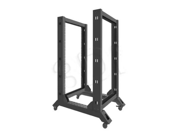 Lanberg - Rack åben ramme - sort - 22U - 19