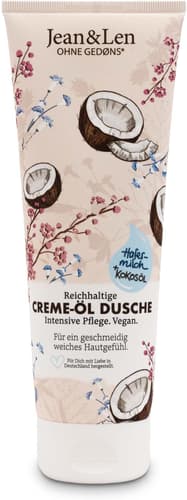Jean&Len Reichhaltige Creme-Öl Dusche Bio-Hafermilch/Kokosöl