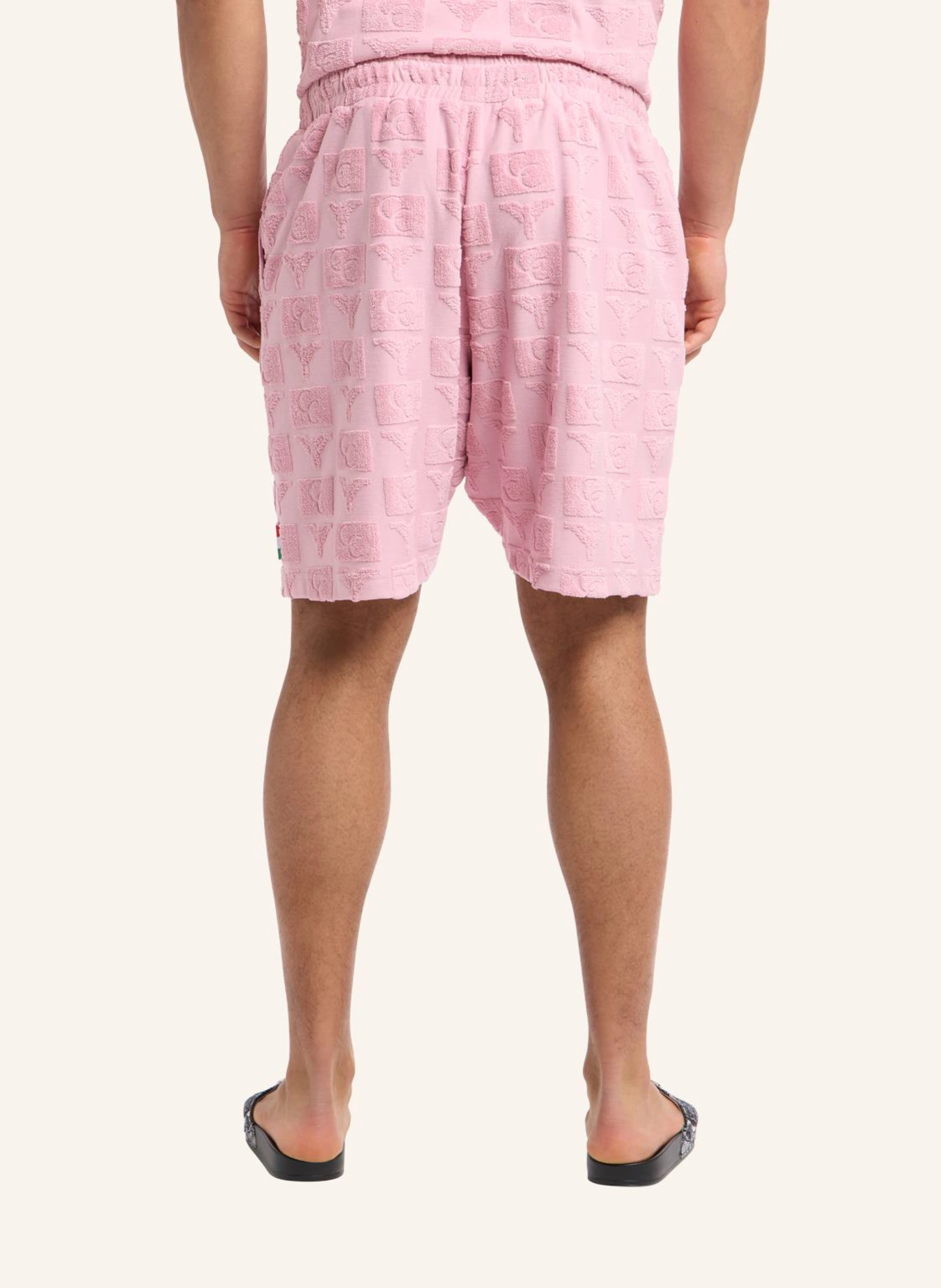CARLO COLUCCI Oversize Short mit Frotteeinsätzen EGARTER