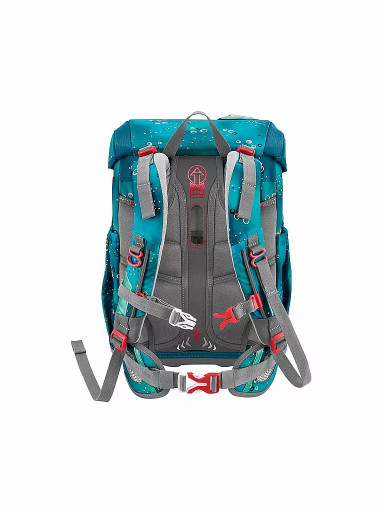 STEP BY STEP Schultaschen Set 5tlg CLOUD Basty  türkis