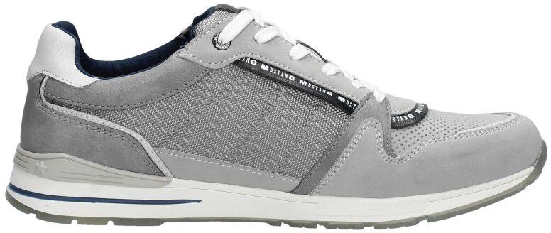 Mustang Veterschoenen Laag licht grijs